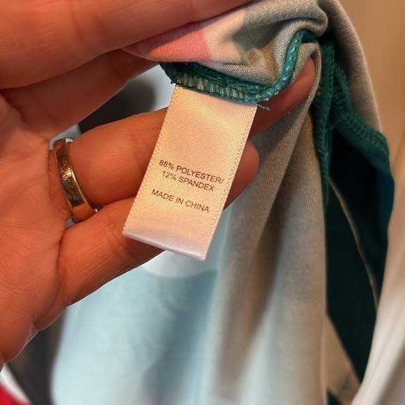 CUTE soft comfy floral elbow length sleeve dress cuddl duds size Petite Large - Picture 6 of 11